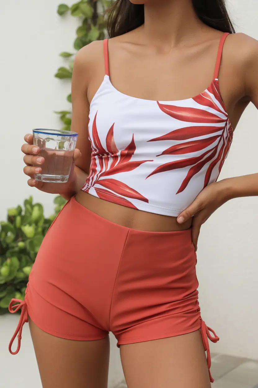 22 swimsuit with shorts 2026 Fresh Citrus Tones That Wake Up Your Summer Wardrobe