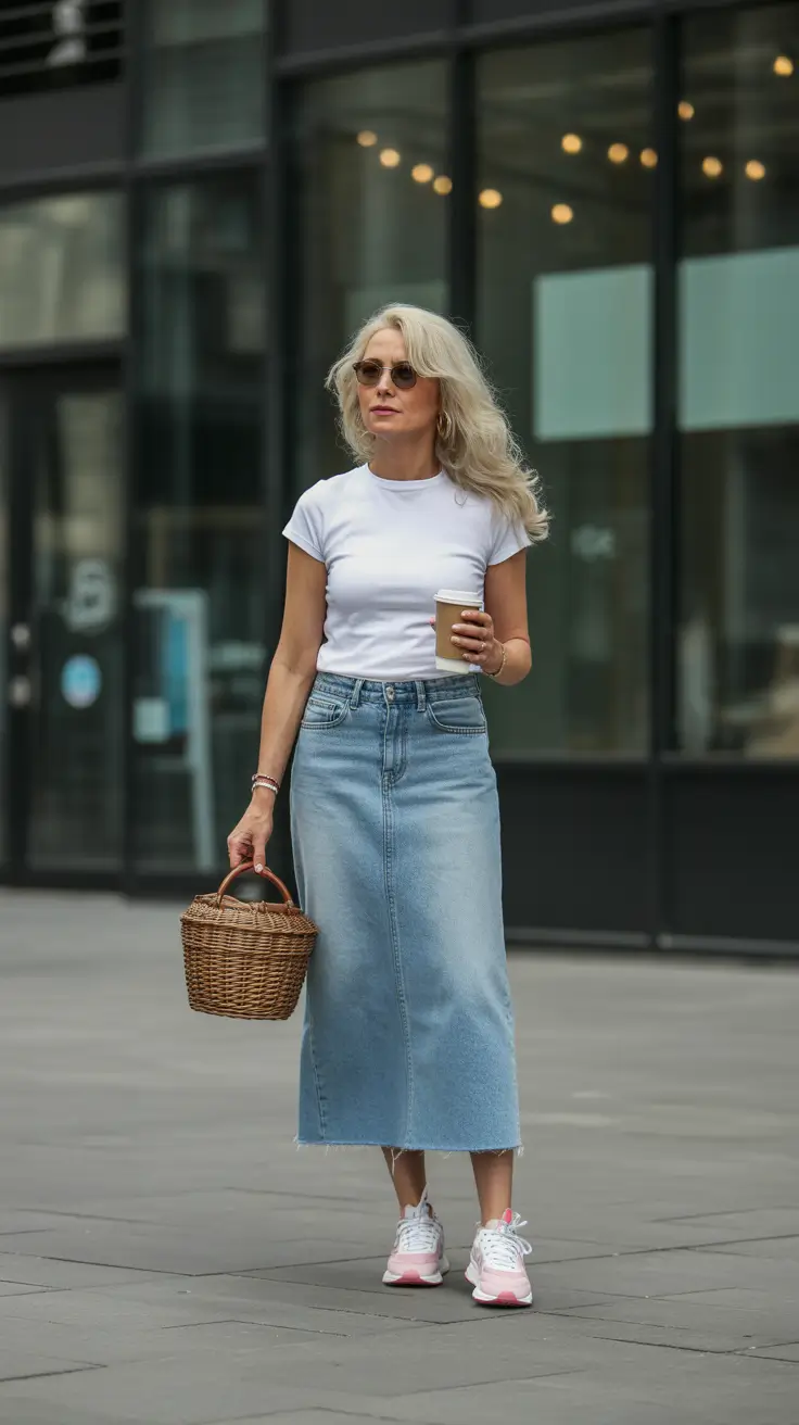 timeless summer outfit for women over 50 2026 Easy Summer Denim That Feels Light and Current