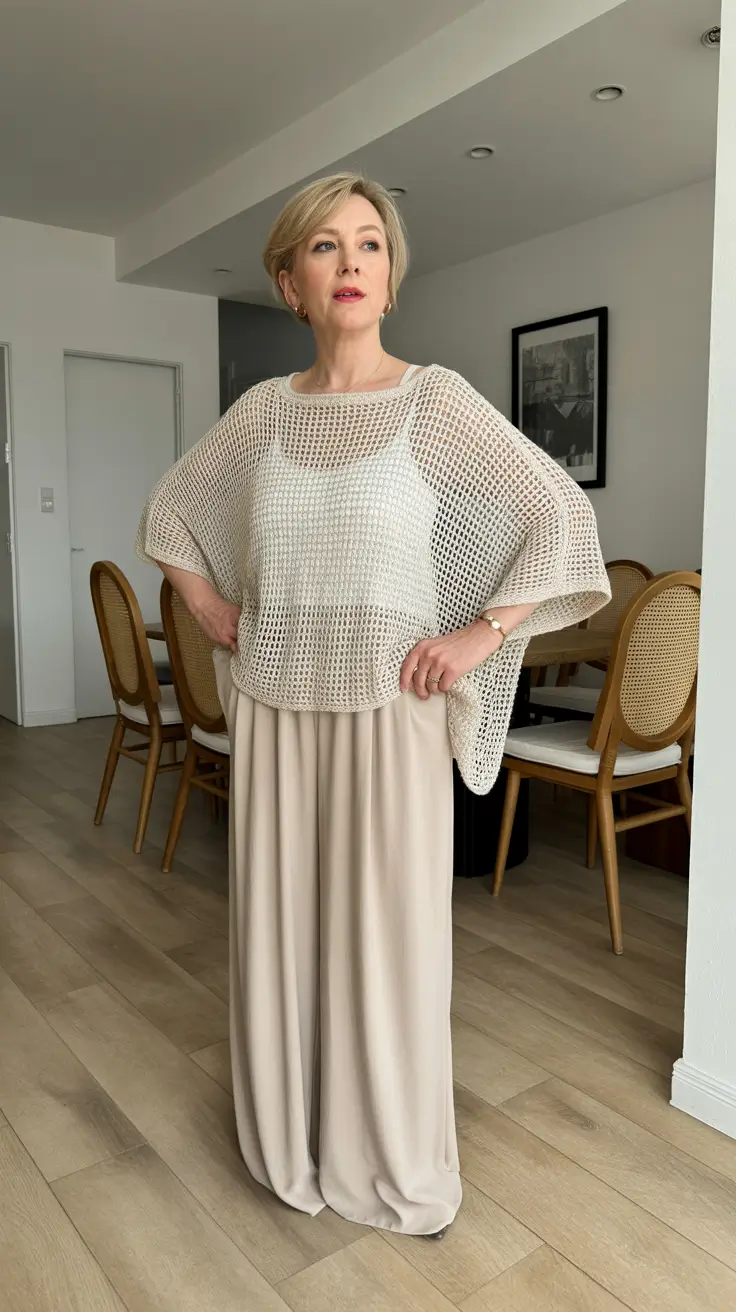 timeless summer outfit for women over 50 2026 Soft Neutrals That Redefine Relaxed Elegance