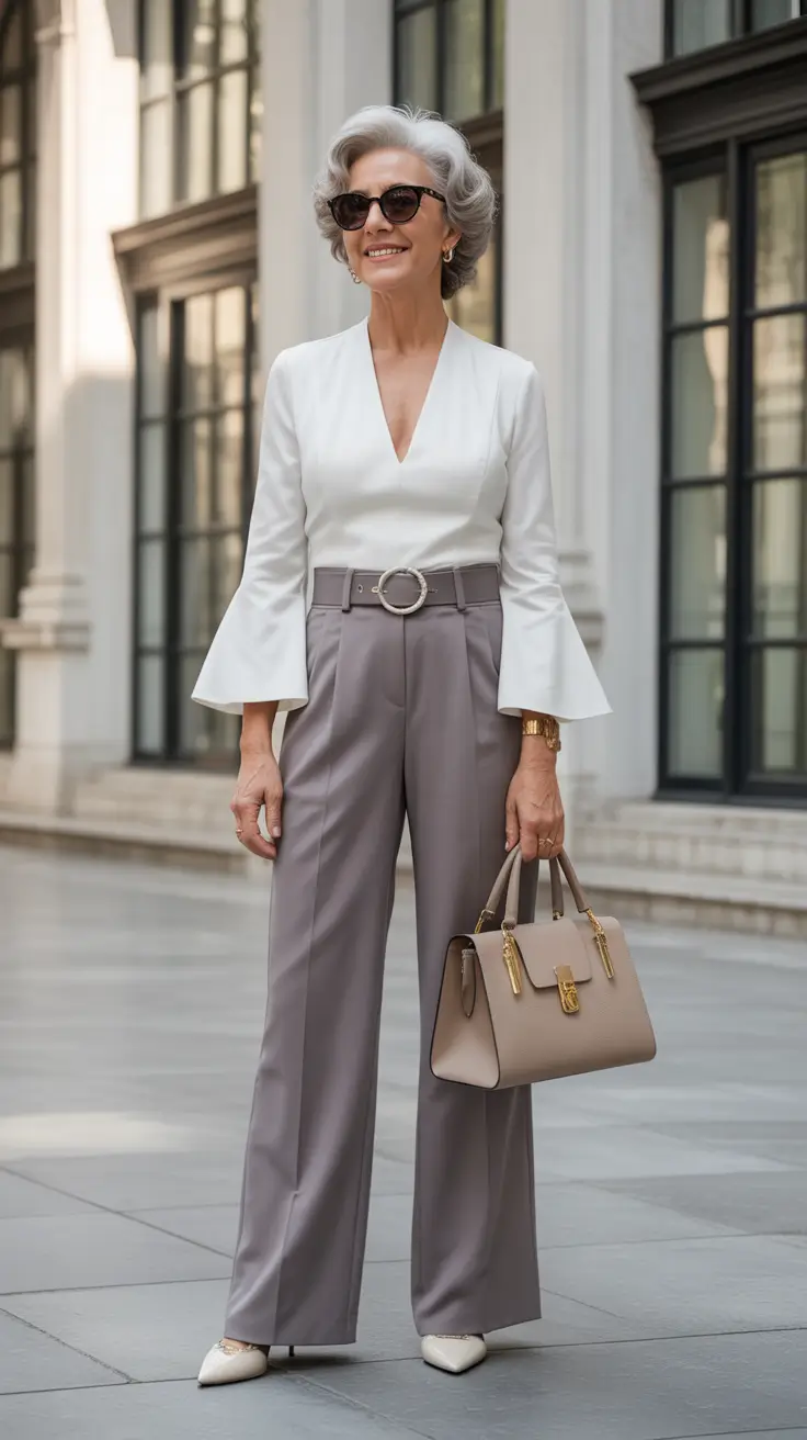 timeless summer outfit for women over 50 2026 Refined Minimalism That Feels Timeless and Strong