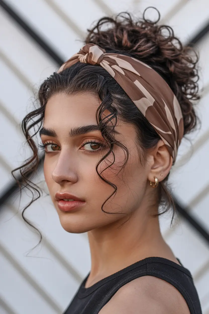 23 A head bandana a summer accessory 2026 Soft Volume Updo - Modern Romance in Motion