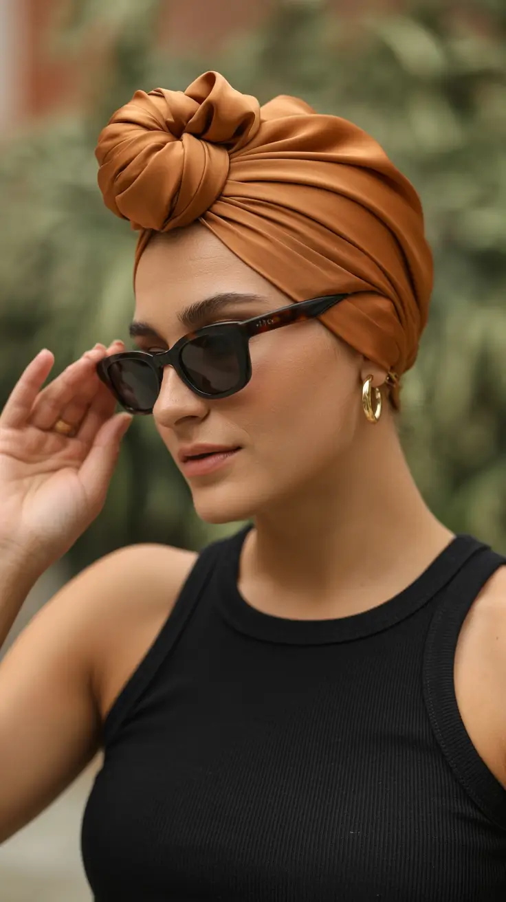 23 A head bandana a summer accessory 2026 Modern Turban Mood - Sculpted and Confident