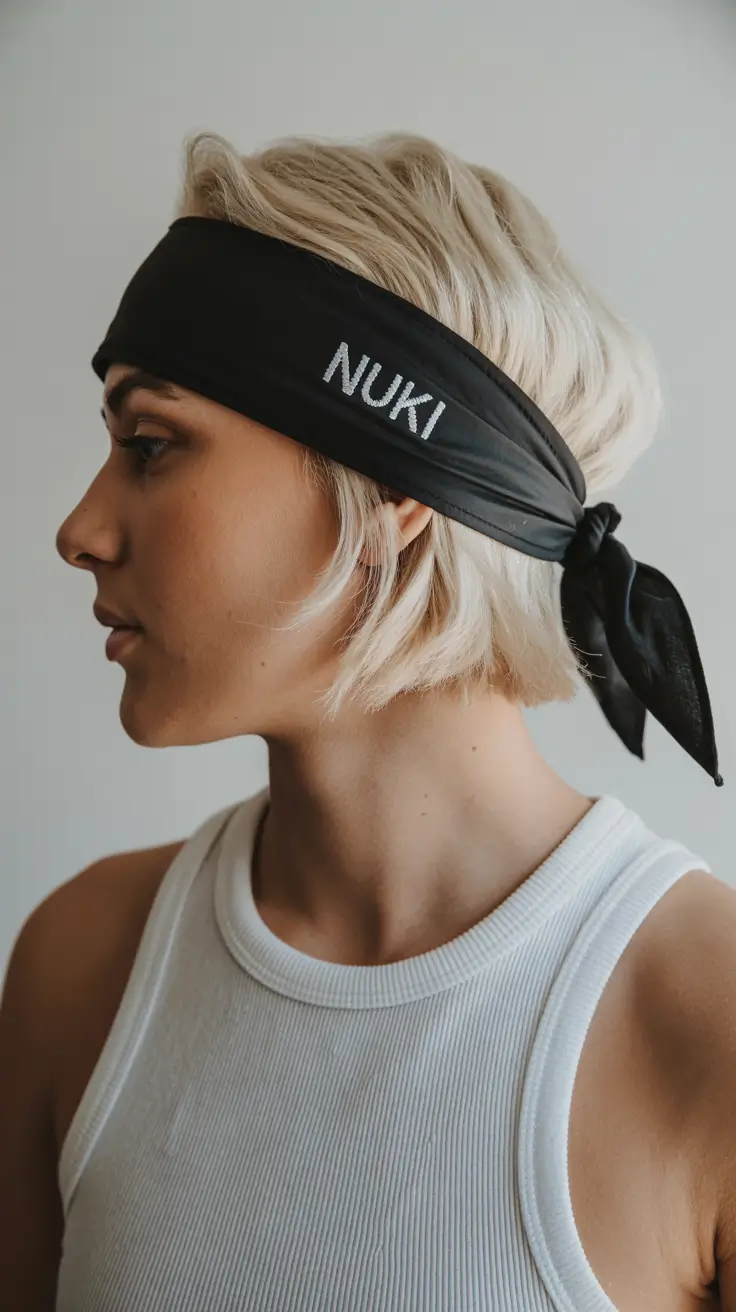 23 A head bandana a summer accessory 2026 Sporty Minimalism - The New Clean Girl Twist