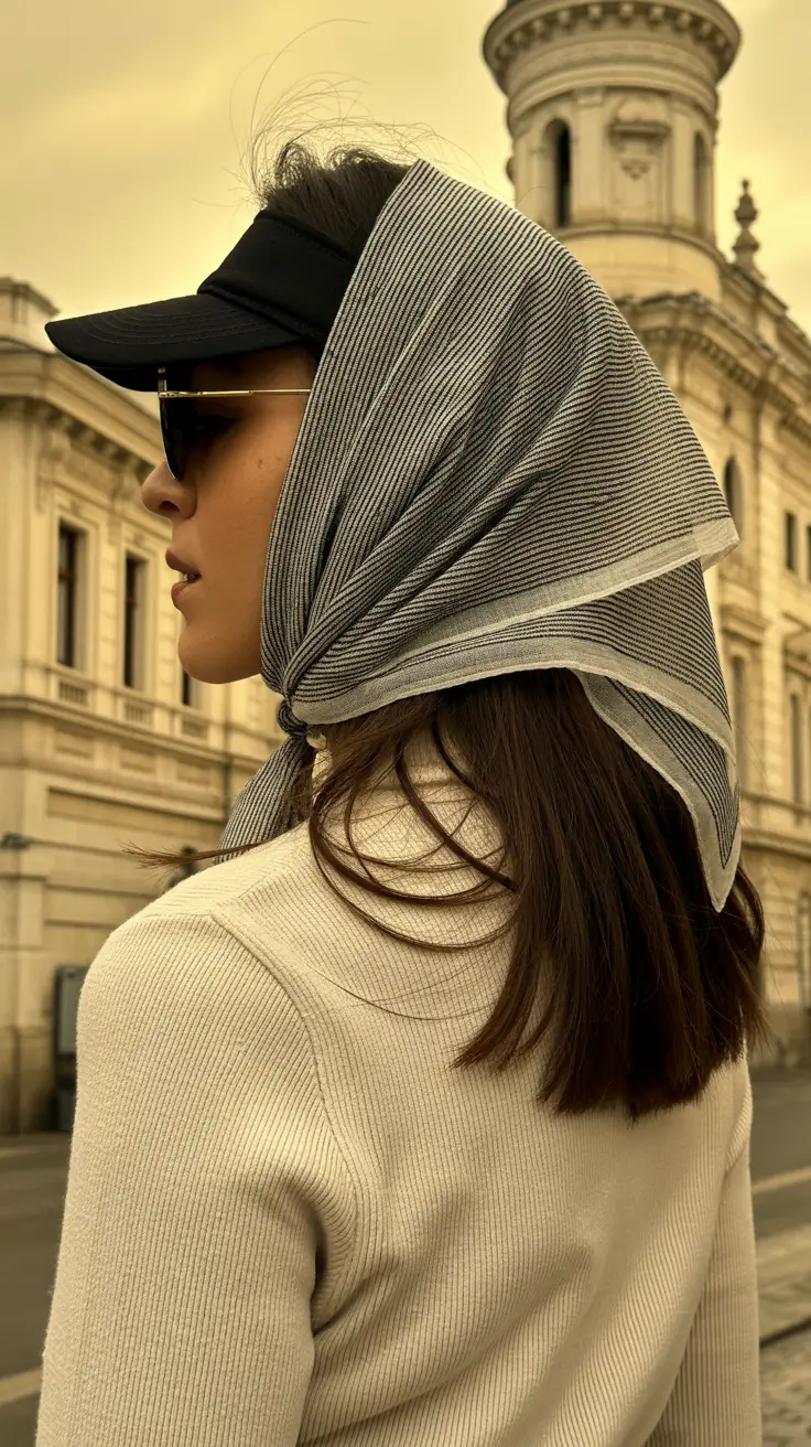 23 A head bandana a summer accessory 2026 City Neutral Layers - Quiet Luxury with a Bandana Twist