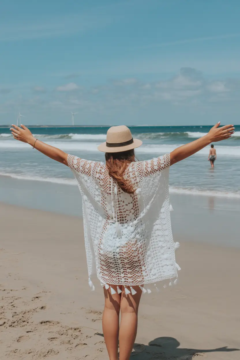 23 beach tunic cover up 2026 Relaxed Crochet Cover Up With That Effortless Summer Feel