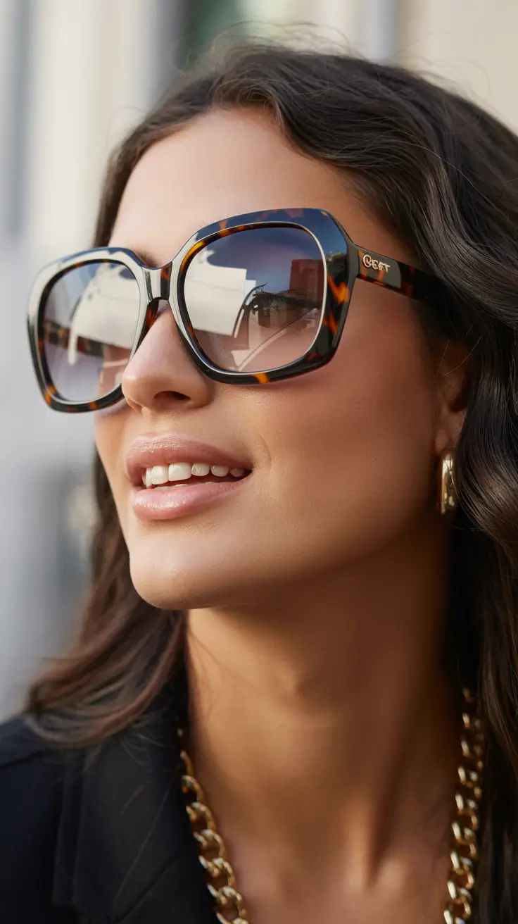 21 Summer Oversized sunglasses 2026 Tortoiseshell Drama with a Modern Designer Feel
