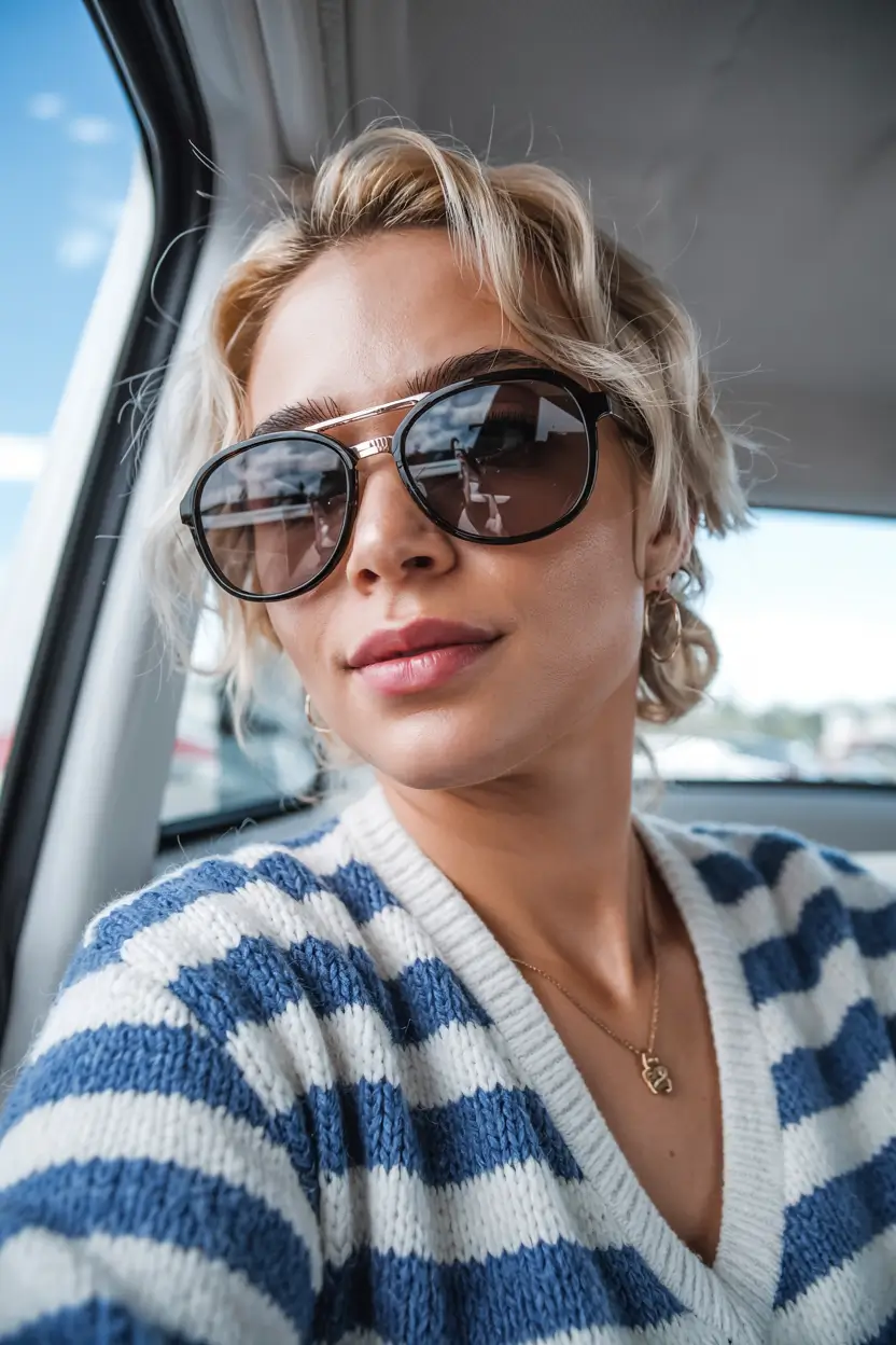 21 Summer Oversized sunglasses 2026 Polished Round Frames with a Casual City Rhythm