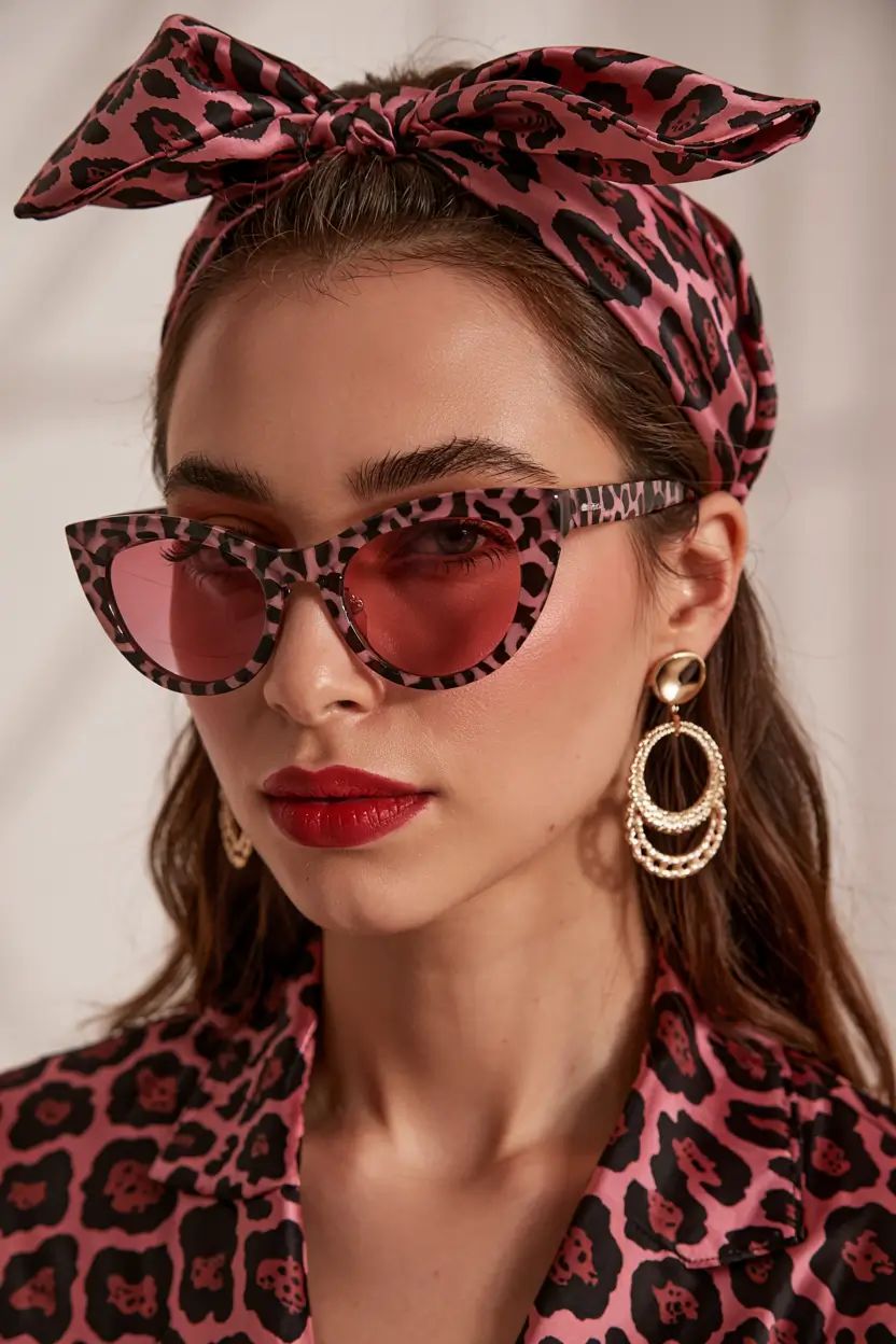21 Summer Oversized sunglasses 2026 Bold Pattern Play with a Retro Statement Finish