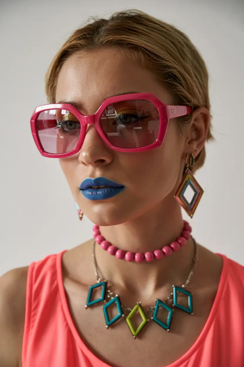 21 Summer Oversized sunglasses 2026 Color-Driven Maximalism with a Modern Edge