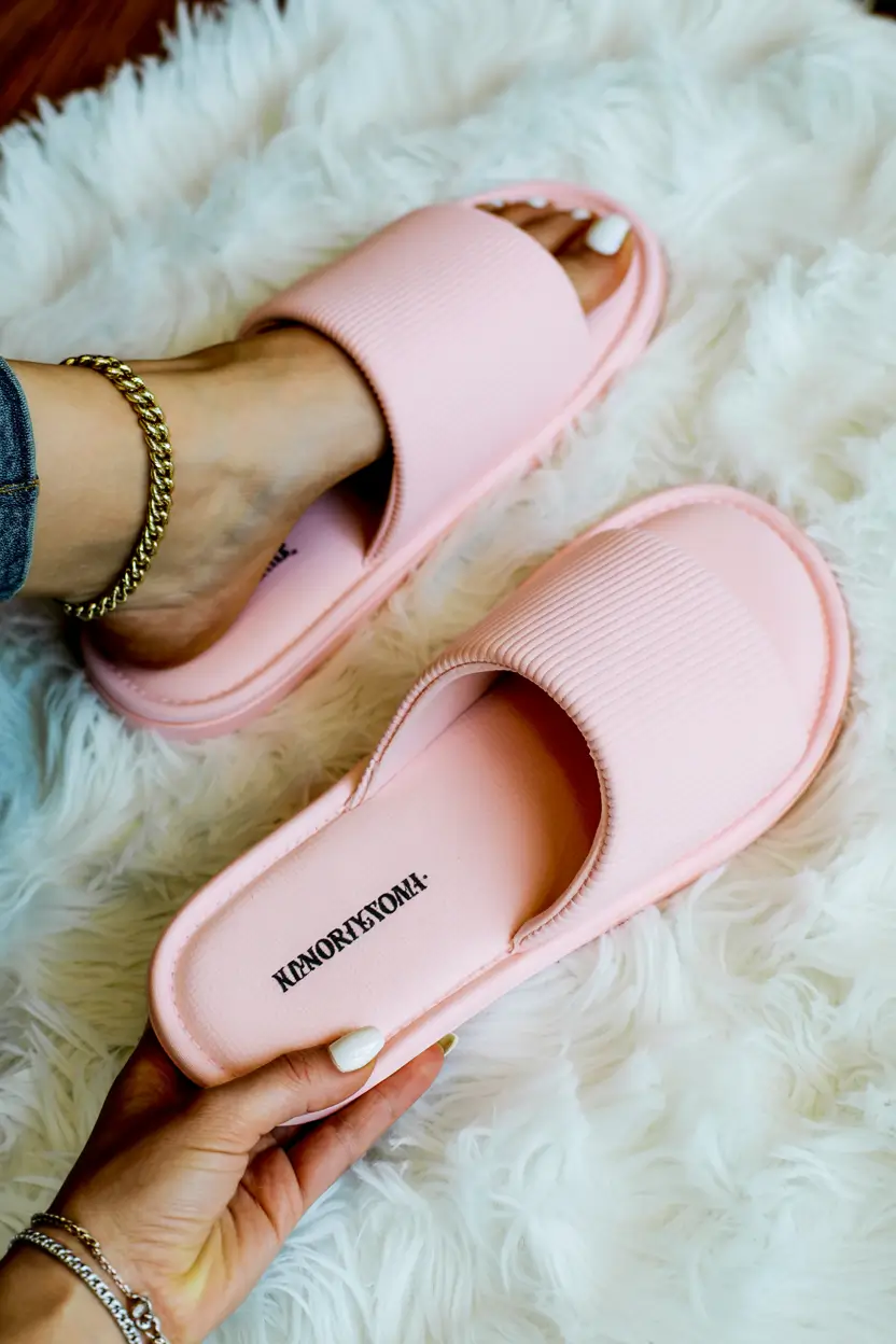 21 summer slides for women 2026 Soft Pink Slides That Feel Like a Summer Reset