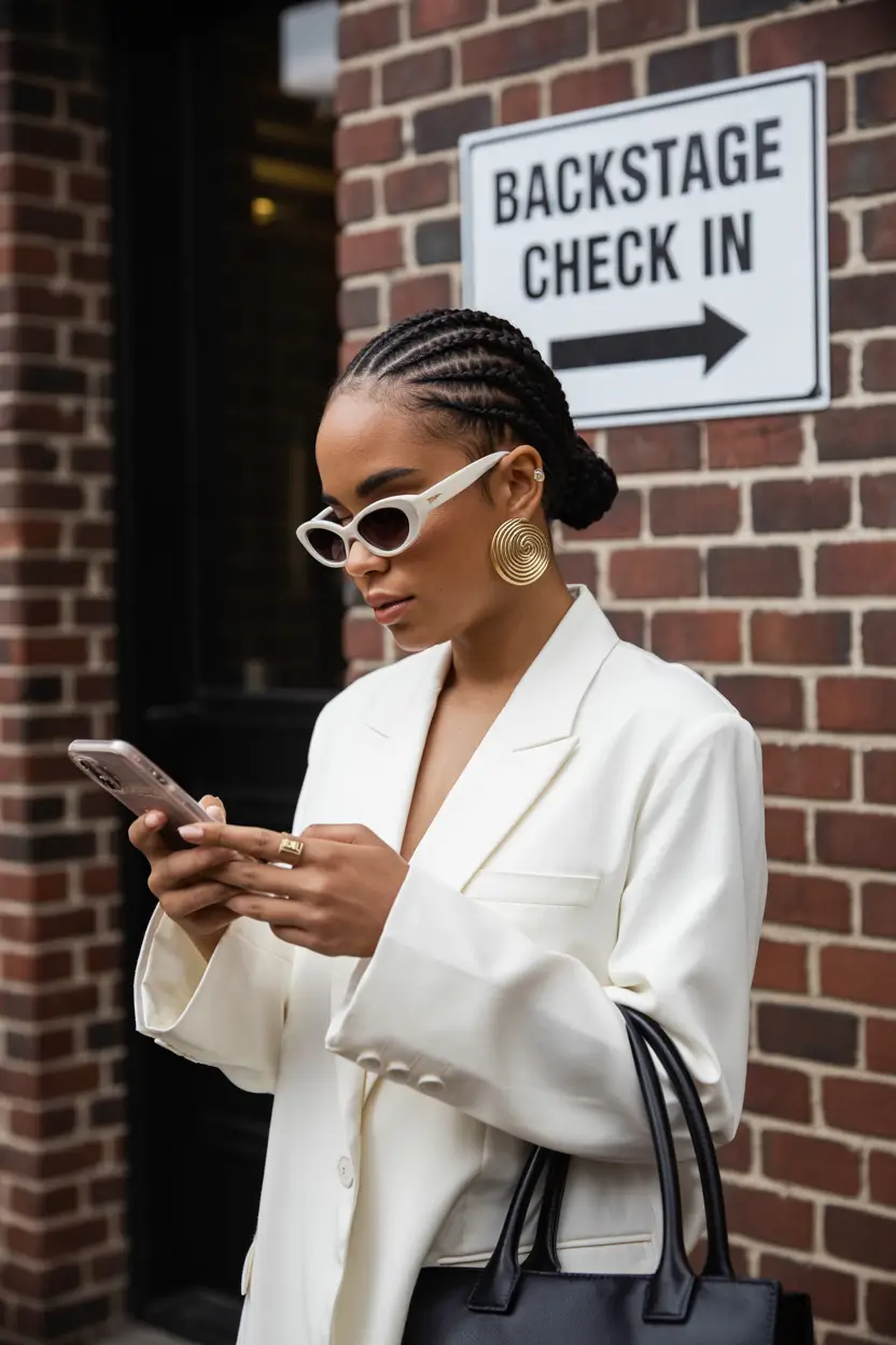 summer sunglasses for women 2026 Sharp White Frames for a Statement City Look