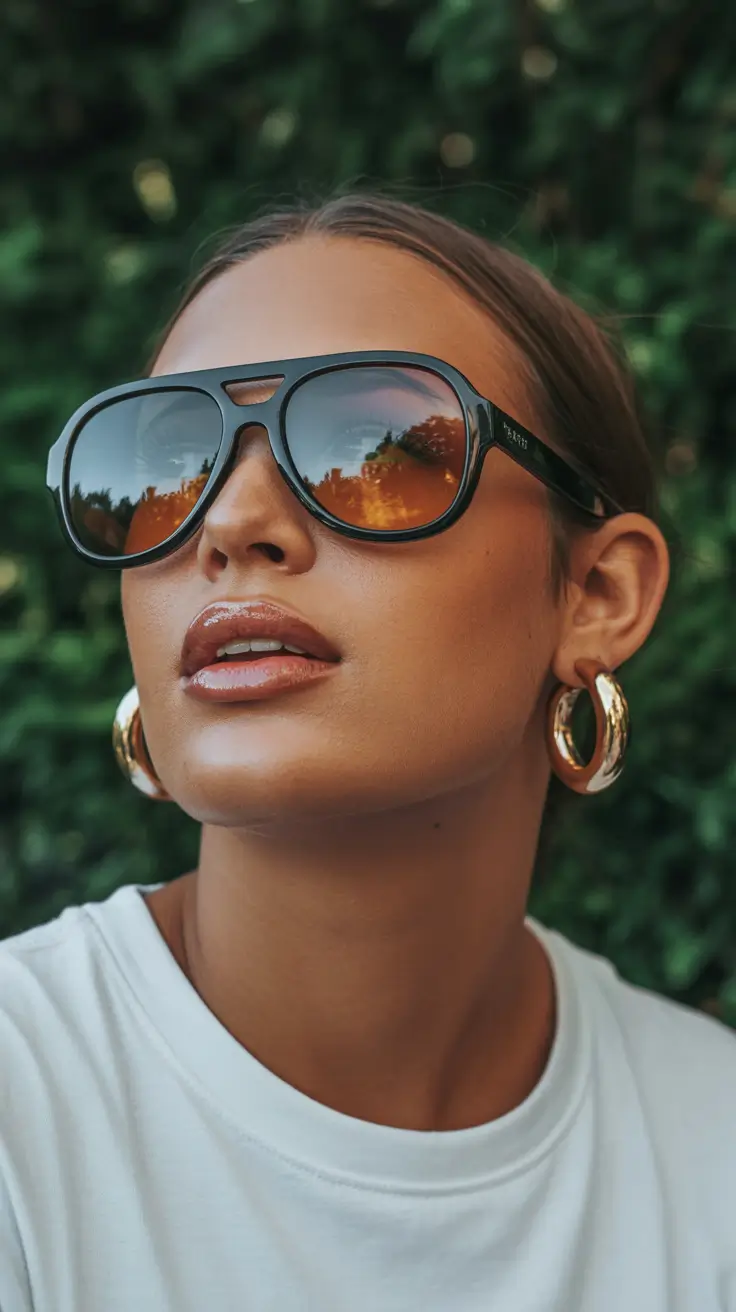 summer sunglasses for women 2026 Warm Tinted Frames That Capture Summer Light