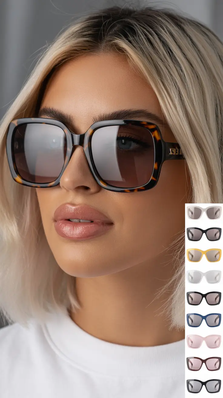 summer sunglasses for women 2026 Oversized Tortoiseshell That Feels Instantly Iconic