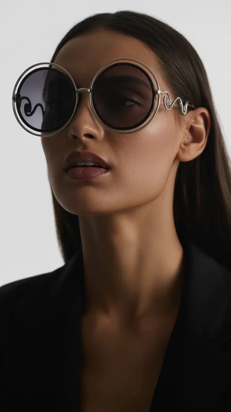 summer sunglasses for women 2026 Statement Round Frames With a Vintage Twist