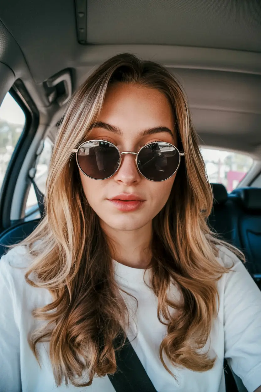 summer sunglasses for women 2026 Effortless Round Frames for Everyday Moments